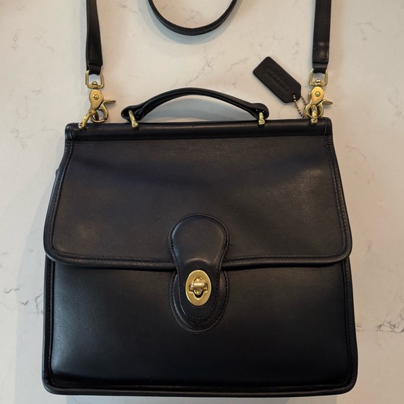 Vintage Coach Willis 9927 in Black - Picture 1 of 9